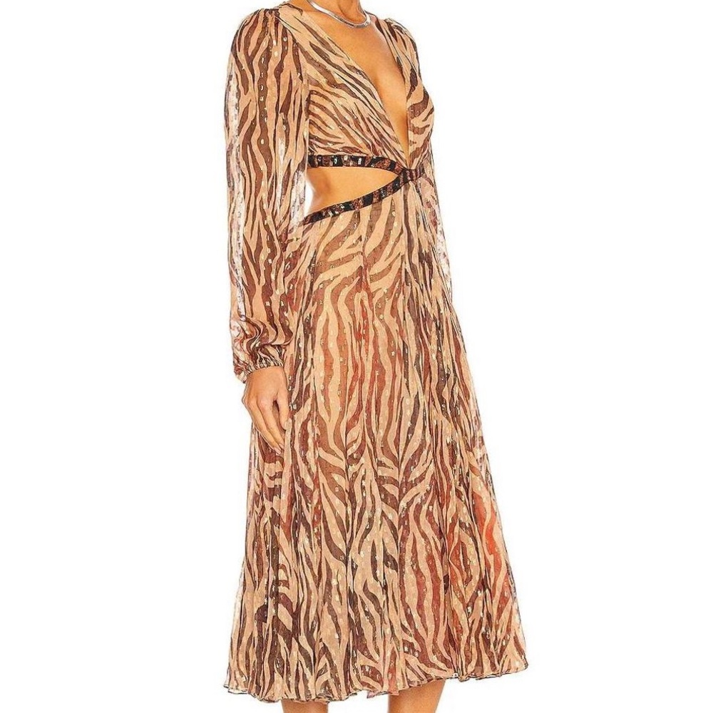 Rococo Sand Zebra Print Dress